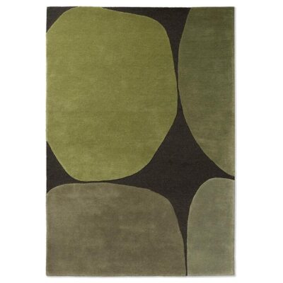 Brink & Campman Decor Plateau Hand Tufted Designer Wool Rug, 350x250cm, Moss