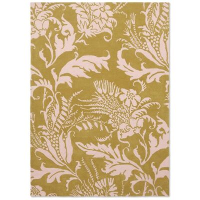 Ted Baker Baroque Hand Tufted Designer Wool Rug, 350x250cm, Yellow