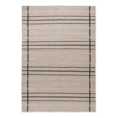Brink & Campman Zona Line Indoor / Outdoor Designer Rug, 350x250cm, Charcoal