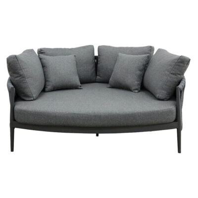 Redmond Aluminium Outdoor Day Bed, Charcoal