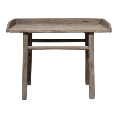 Canglu 130 Year Antique Elm Timber Oriental Desk, 121cm, Natural