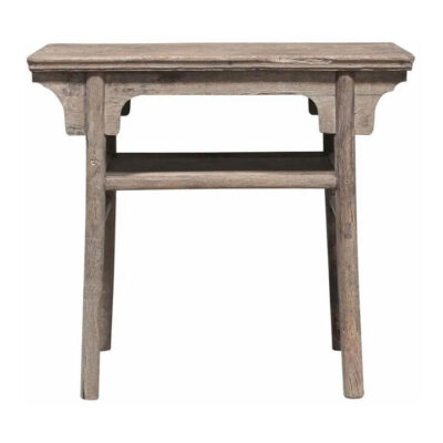 Yushu 150 Year Antique Elm Timber Oriental Hall Table, 93cm