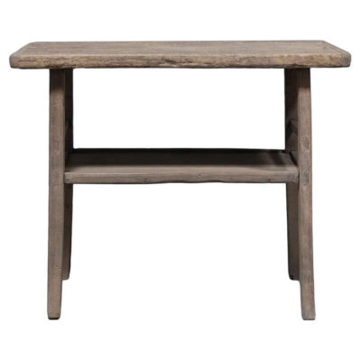 Canglu 130 Year Antique Elm Timber Oriental Hall Table, 104cm