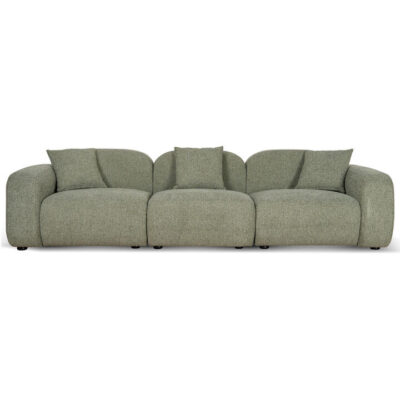Loma Fabric Sofa, 4 Seater, Coral Light Green