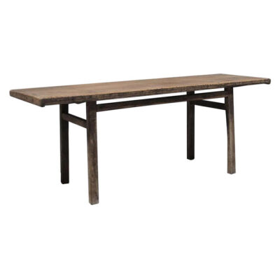 Canglu 130 Year Antique Elm Timber Oriental Console Table, 206cm