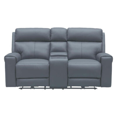 Elowen Leather Electric Recliner Sofa, 2 Seater, Meadow