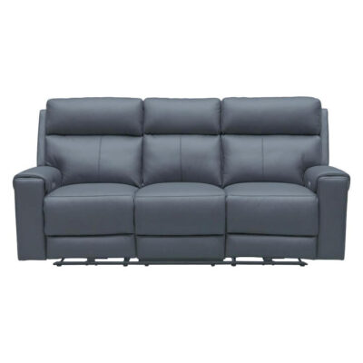 Elowen Leather Electric Recliner Sofa, 3 Seater, Meadow