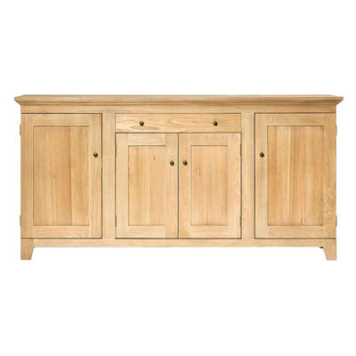 Lyon Elm Timber 4 Door 1 Drawer Sideboard, 200cm