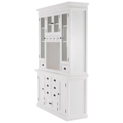 Halifax Mahogany Timber Deluxe Hutch Cabinet