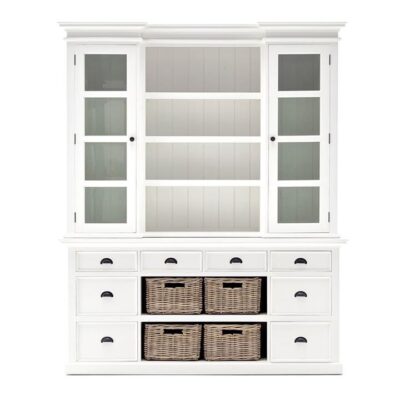 Halifax Grant Mahogany Timber Hutch Cabinet