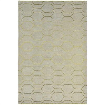 Wedgwood Arris Hand Tufted Designer Wool Rug, 280x200cm, Grey