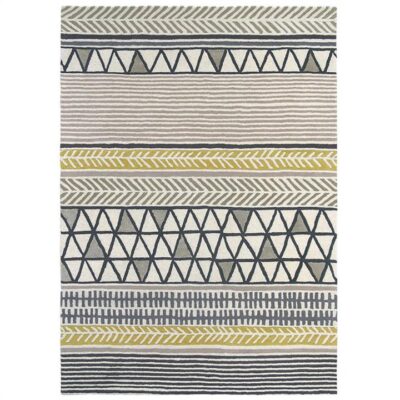 Scion Raita Hand Tufted Designer Wool Rug, 280x200cm, Taupe