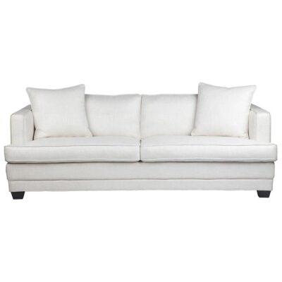 Darling Fabric 3 Seater Sofa, Off White