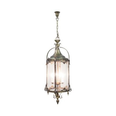 Rubens Metal & Glass Hanging Lantern