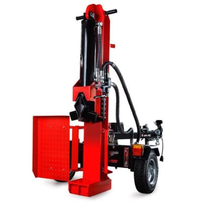 BAUMR-AG 65 Tonne Petrol Hydraulic Wood Horizontal and Vertical Towed Log Splitter with Detachable 4-Way Wedge - HPS800