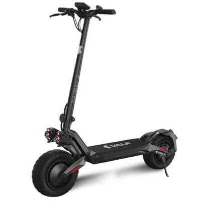 VALK Primal 9 Dual Motor Electric Scooter, 1600W, AU Compliant, for Extreme Hill Climbing, Black