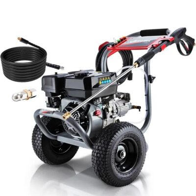 JET-USA 4800PSI Petrol High Pressure Cleaner Washer w/ 30m Hose Reach and Drain Cleaner - TX770