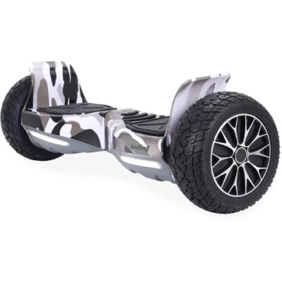 BULLET SX-4000 Hoverboard Scooter, 700W Brushless, UL Certified, AU Compliant, 8.5" Wheels, Superior Self Balancing System, LED Lights, Carry Bag, Camo