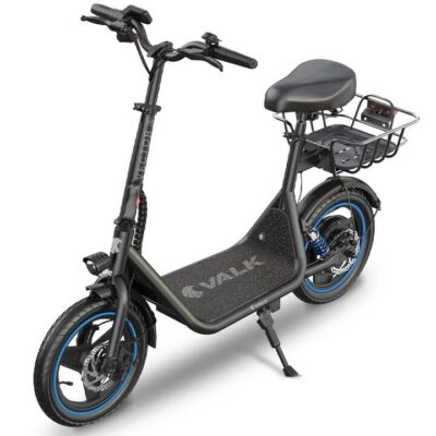 VALK Electric Scooter with Seat, 30km Range, AU Compliant, Disc brakes, 14" Tyres, for Adults, Teens, Commuter