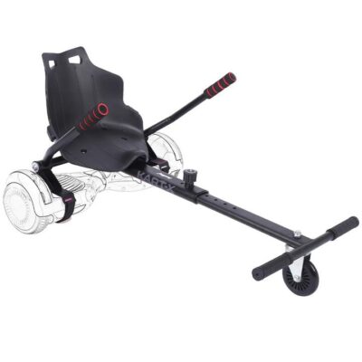 BULLET KART-X Hoverboard Seat Attachment, for 6.5" 8" 10" models, Adjustable Length Frame