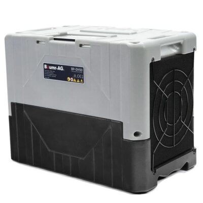 BAUMR-AG 50L/day Commercial Industrial LGR Air Dehumidifier for Mould, Portable, Stackable, LCD Display, Wheels